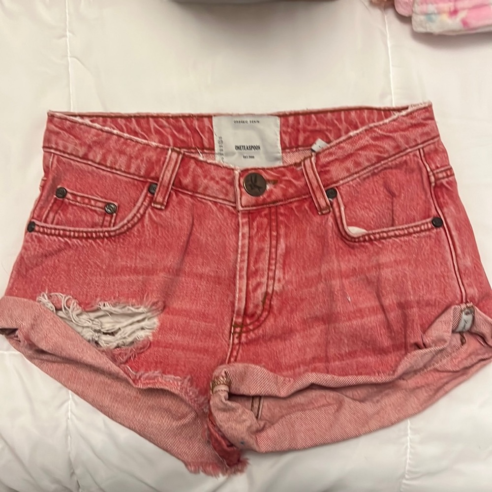 red one teaspoons size 23 never worn !!!